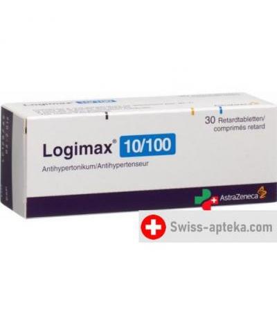 Логимакс 10/100 30 ретард таблеток