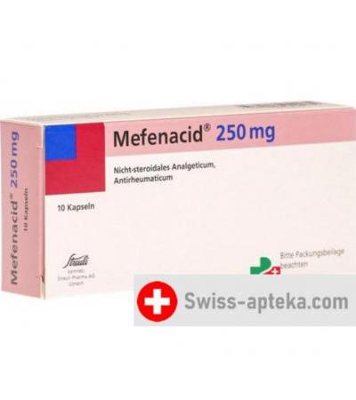 Мефенацид 250 мг 10 капсул