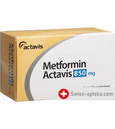Метформин Актавис 850 мг 84 таблетки покрытые оболочкой