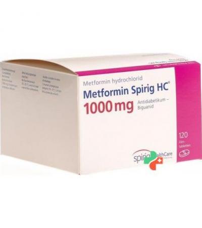 Метформин Спириг 1000 мг 120 таблеток покрытых оболочкой