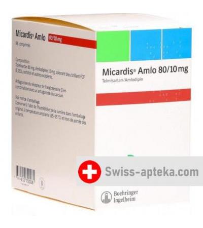 Микардис Aмлo 80/10 мг 98 таблеток
