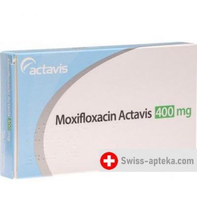 Моксифлоксацин Актавис 400 мг 7 таблеток покрытых оболочкой