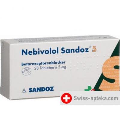 Небиволол Сандоз 5 мг 28 таблеток