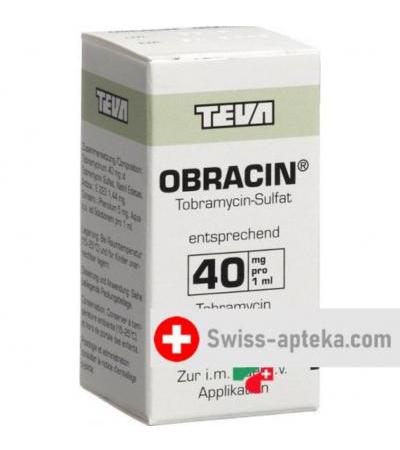 Обрацин 40 мг/мл флакон 1 мл раствор для инъекций