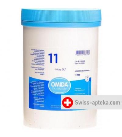 Omida Schussler No11 Silicea в таблетках, D 12 1000г