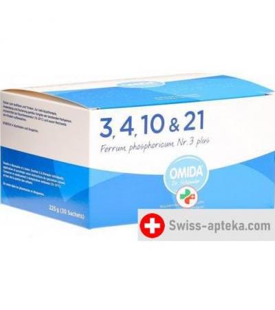 Omida Schussler No3 Plus Ferr Phos порошок в пакетиках 30 штук