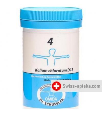 Omida Schussler No4 Kal Chlor в таблетках, D 12 100г