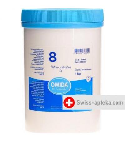 Omida Schussler No8 Natr Chlor в таблетках, D 6 1000г