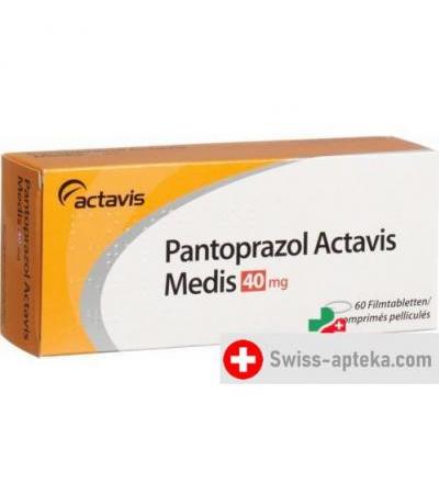 Пантопразол Актавис Медис 40 мг 60 таблеток покрытых оболочкой