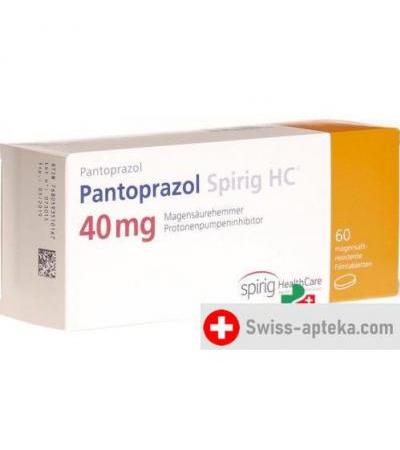 Пантопразол Спириг 40 мг 60 таблеток покрытых оболочкой