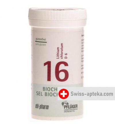 Pflueger Schussler Nr. 16 Lit Chlor в таблетках, D 6 100г