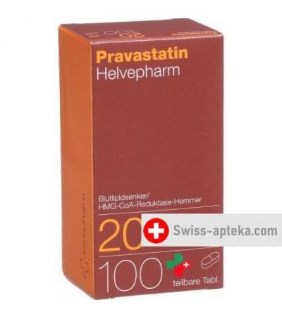 Правастатин Хелвефарм 20 мг 100 таблеток