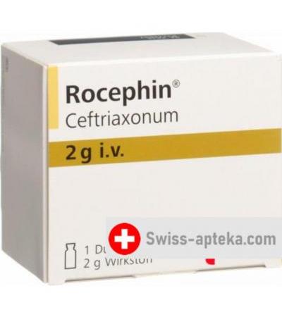 Роцефин 2 г флакон