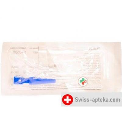 Rusch Katheterstopfen Blau Stumpfkonisch Steril