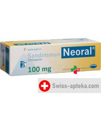 Сандиммун Неорал 100 мг 50 капсул