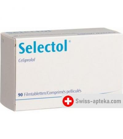Селектол 200 мг 90 таблеток покрытых оболочкой