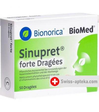Sinupret Forte Dragees 50 штук