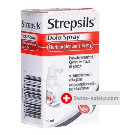 Strepsils Dolo спрей 8.75 Mg/dosis 15мл