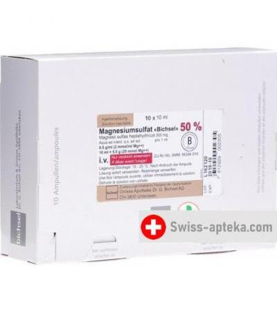 Сульфат магния Биксель 50% 10 ампул 10 мл