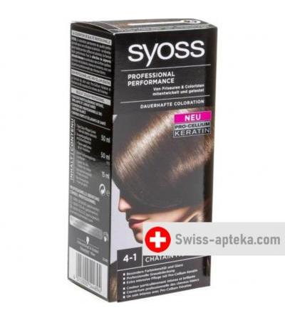 Syoss Color 4-1 Mittelbraun 115мл