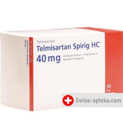 Телмисартан Спириг 40 мг 98 таблеток покрытых оболочкой