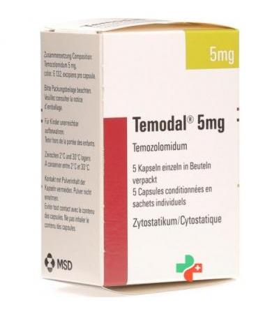 Темодал 5 мг 5 капсул