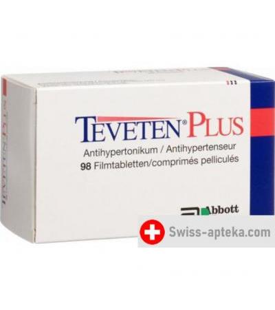 Теветен плюс 98 таблеток покрытых оболочкой