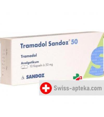 Трамадол Сандоз 50 мг 10 капсул