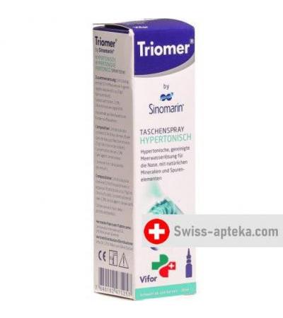 Триомер гипертонический раствор морской воды 30 мл назальный спрей