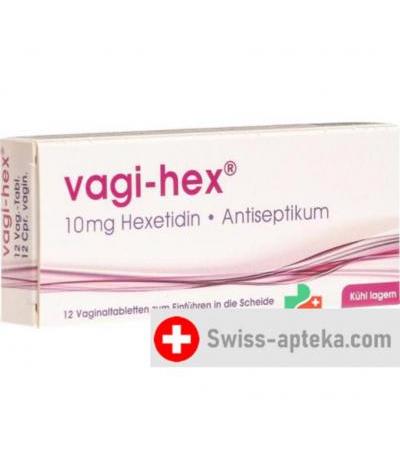 Ваги Хекс 12 вагинальных таблеток