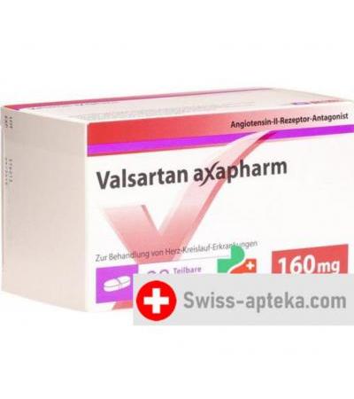 Валсартан Аксафарм 160 мг 98 таблеток покрытых оболочкой