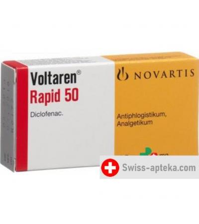 Вольтарен Рапид 50 мг 10 драже