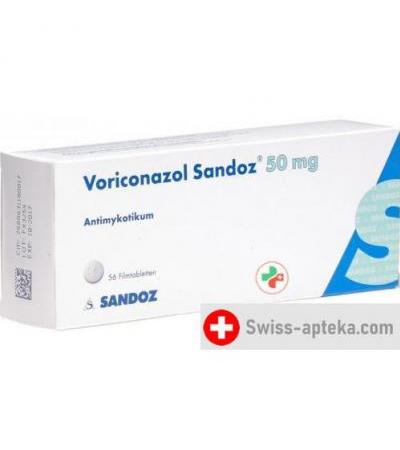 Вориконазол Сандоз 50 мг 56 таблеток покрытых оболочкой