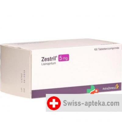 Зестрил 5 мг 100 таблеток