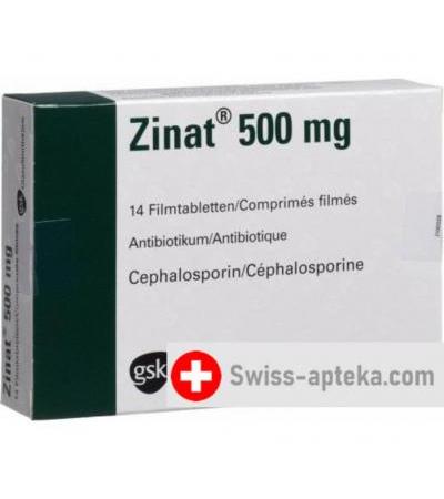 Зиннат 500 мг 14 таблеток покрытых оболочкой
