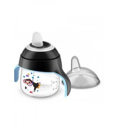 AVENT PHILIPS Sip No Drip Becher 200ml schwarz