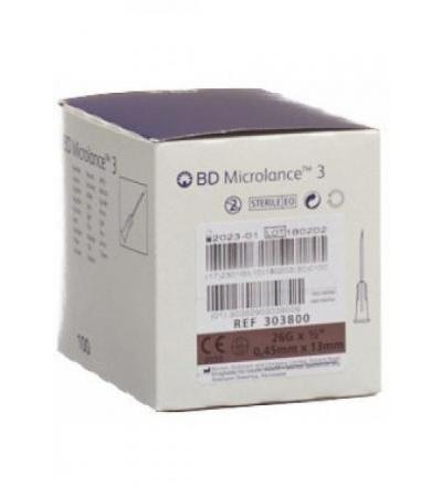 BD MICROLANCE 3 Inj Kanüle 0.45x13mm braun 100 Stk