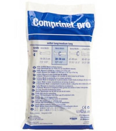 COMPRINET PRO Thrombo A-G Gr6 lang weiss 1 Paar