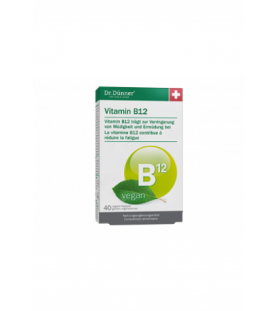 DÜNNER Vitamin B12 Kaps vegan 40 Stk