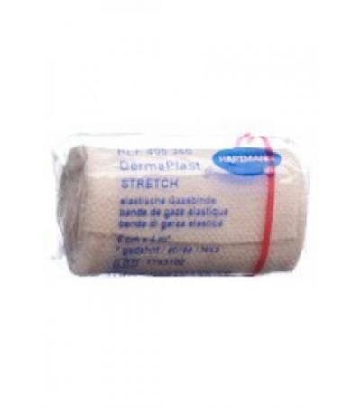 DERMAPLAST STRETCH Gazebinde hautf 6cmx4m