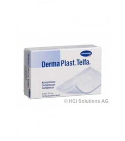 DERMAPLAST Telfa Kompressen 5x7.5cm 15 Stk