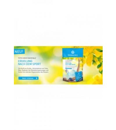 DERMASEL Badesalz Erholung nach dem Sport 400 g