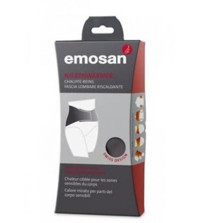 EMOSAN Ultra Nierenwärmer Velcro M grau Swisstag