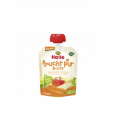 HOLLE Pouchy Apfel m Karotte Pastinake 90 g