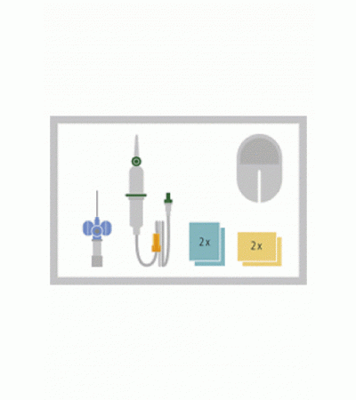 IVF IV-Set Intravenös blau 397