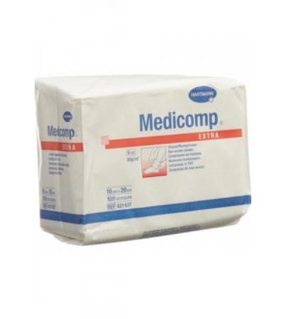 MEDICOMP EXTRA Vlieskompr 10x20cm n st 100 Stk