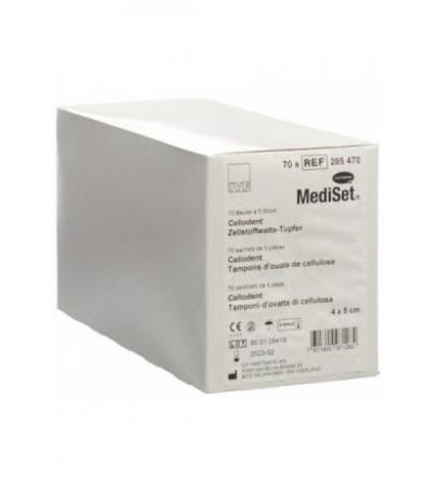 MEDISET Cellodent Tupfer 4x5cm 70 x 5 Stk