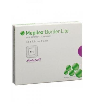 MEPILEX (PI) Border Lite Schaumv 7.5x7.5cm 5 Stk