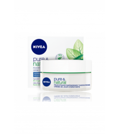 NIVEA Pure&Natural Feuchtigkei Tagescreme 50 ml