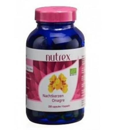 NUTREX Nachtkerzenöl Kaps 500 mg Bio 200 Stk